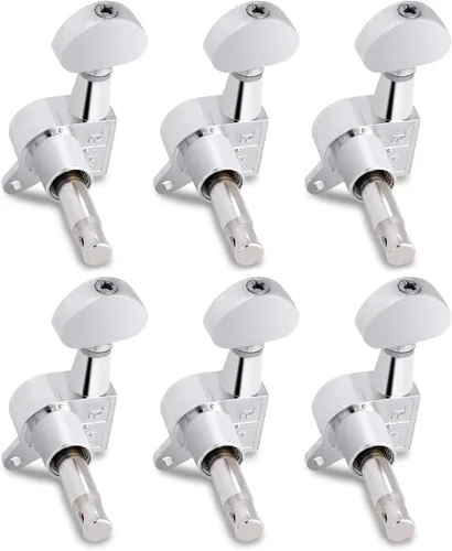 Miniatura 2 de Bogart Clavijas de afinación de cuerda selladas, llaves de afinación, cabezales de máquina Grover, afinadores para guitarra eléctrica o guitarra