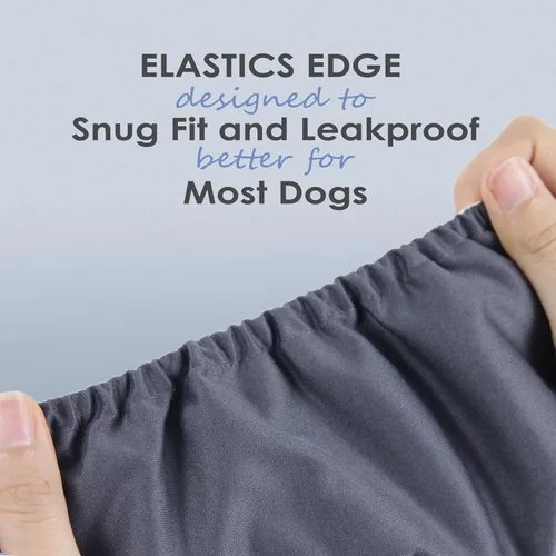 Miniatura 4 de wegreeco - Pañales lavables para perros machos, estampado elegante, bandas envolventes para vientre, paquete de 3