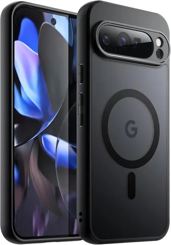 Miniatura 25 de JETech Funda magnética para Google Pixel 8 de 6.2 pulgadas 2023, compatible con MagSafe, translúcida mate trasera a prueba de golpes (Hazel)