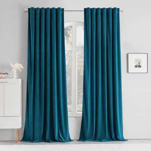 Miniatura 13 de MUMFAS Cortinas con pestaña trasera naranja tostado 52x63 2 paneles
