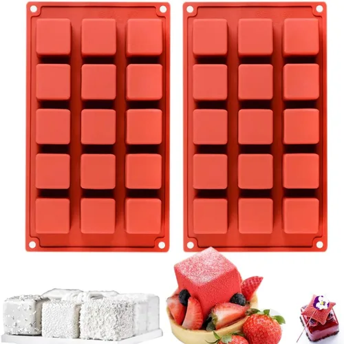 Miniatura 21 de Moldes grandes de silicona para chocolate, 6 cavidades redondas, moldes de vidrio para chupitos de hielo, galletas, dulces, postres, pudín y postre