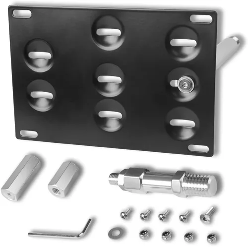 Miniatura 3 de Teng Auto Soporte de Gancho de Remolque Delantero para Placa de Matrícula para BMW 2 3 4 5 Serie X1 X3 X4 Z4 i3 F22 F30 F31 F32 F33 F36 F10 F11 F07