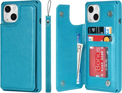 Miniatura 11 de Cavor para iPhone 13 Funda con Tarjetero iPhone 13 Funda Tipo Cartera, para iPhone 13 Funda para Hombres Mujeres, Fundas para iPhone 13 Funda