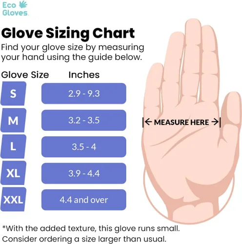 Miniatura 9 de Eco Gloves Biodegradable BLUE VIOLET Nitrile Disposable Gloves, 4 Mil, Powder Free, Latex Free, Food Safe,Tattoo, Cleaning