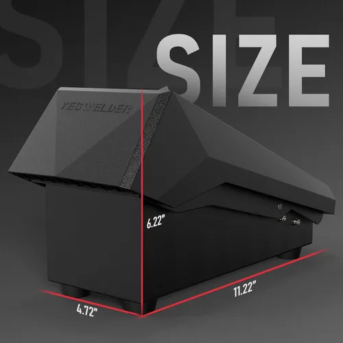 Miniatura 9 de YESWELDER Pedal de soldadura TIG, pedal de control de amplificador, compatible con TIG-200P ACDC TIG-205P YWT-200DC y otras máquinas con control