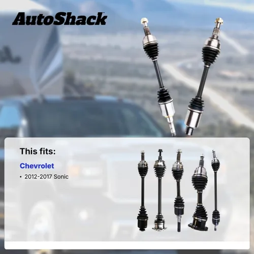 Miniatura 2 de AutoShack - Conjunto de eje delantero CV para Chevrolet, Sonic 2012-2017, FWD L4 1.8L, izquierdo y derecho, par