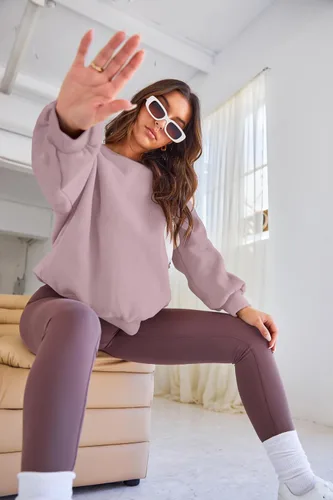 Miniatura 88 de EFAN Sudaderas de gran tamaño con cuello redondo Y2K para mujer, sudaderas con capucha para otoño, moda 2025, ropa para adolescentes y niñas, lindo