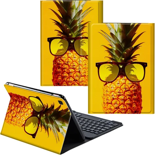 Miniatura 13 de Para Samsung Galaxy Tab S6 Lite Funda 2022/2020 Teclado Inalámbrico Desmontable Y Cubierta De Soporte De Cuero PU Funda Protectora Para Samsung