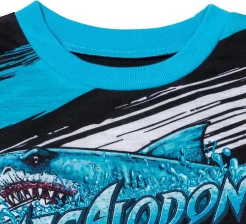 Miniatura 5 de Monster Jam Grave Digger Megalodon El Toro Loco - Camisa de pijama y pantalones cortos