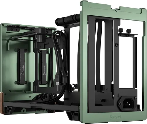 Miniatura 15 de Fractal Design Terra Graphite - Panel frontal de madera de nogal - Factor de forma pequeño - Carcasa para juegos Mini ITX - Cable elevador PCIe 4.0