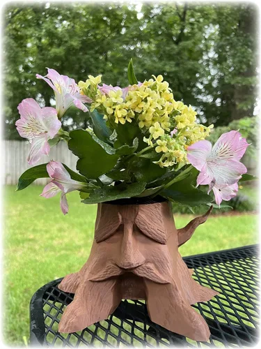 MunnyGrubbers - Plantador de árbol Deku - Inspirado en Ocarina of Time - Decoración del hogar de videojuegos retro - Soporte para baratijas - Maceta
