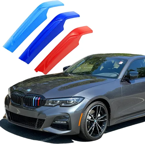 Miniatura 8 de Insertos de Parrilla Automotriz para BMW Serie 3 E92 E93 320i 325i 330i 335i 2006-2009 (Solo Compatible con 14 Vigas), Accesorios de Parrilla Frontal