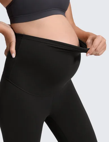 Miniatura 5 de CRZ YOGA Butterluxe - Leggings de maternidad sobre el vientre de 25 pulgadas, pantalones suaves para entrenamiento, yoga y embarazo