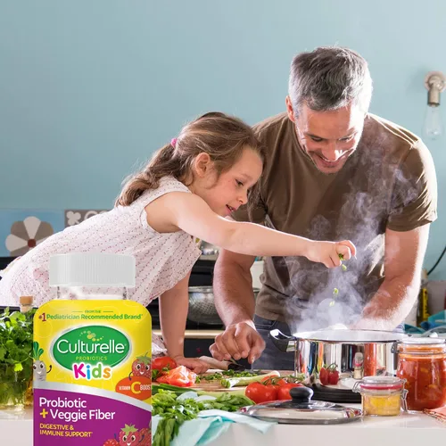 Miniatura 8 de Culturelle Probiótico diario para niños + Gomitas de fibra vegetal (para mayores de 3 años) - 60 unidades - Salud digestiva y apoyo inmunológico