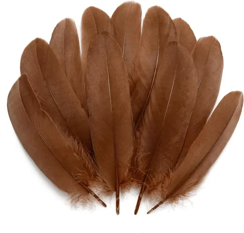 Miniatura 17 de 300 plumas de ganso negras naturales a granel, plumas naturales a granel de 5 a 7 pulgadas para manualidades, atrapasueños, alas de ángel