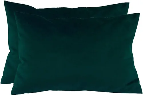 Miniatura 90 de TangDepot - Funda de almohada lisa de terciopelo, funda de cojín supersuave de lujo, muchas opciones de colores y tamaños