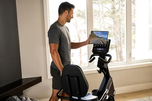 Miniatura 2 de Bicicleta reclinada Horizon Fitness 5.0R, para fitness y cardio, bicicleta de ciclismo con resistencia magnética y Bluetooth, asiento cómodo