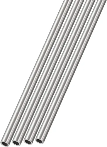 Miniatura 9 de METALLIXITY Tubo de acero inoxidable 304 (0.039 in de diámetro x 0.006 in de alto x 11.811 in de largo), 4 piezas, tubo recto, para muebles