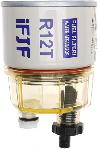 Miniatura 11 de iFJF Separador de agua y combustible R12T Marine 120AT NPT ZG1/4-19 Piezas automotrices con accesorio - Filtro combinado completo para motor diesel