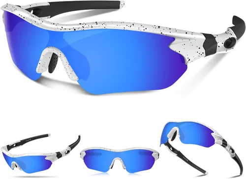 Miniatura 17 de Gafas de sol deportivas polarizadas para hombres y mujeres, jóvenes, béisbol, correr, pesca, tenis, golf, ciclismo, conducción, motor TAC UV400 TR90
