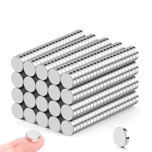 Miniatura 9 de DIYMAG 200 pequeños imanes redondos para refrigerador, disco de neodimio de tierras raras, mini imanes en miniatura para manualidades, bricolaje