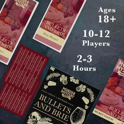 Miniatura 3 de Fiesta de Misterio de Asesinato, Balas y Brie, para Edades 18+
