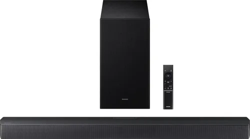Miniatura 2 de Samsung Barra de sonido de la serie B HW B400F 2.0 ch Barra de sonido con subwoofer integrado (modelo 2025) un control remoto, expansión de sonido