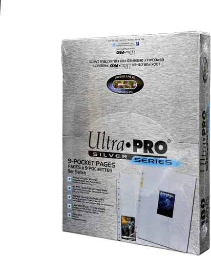 Miniatura 2 de Ultra Pro, 9 páginas de bolsillo serie Silver para tarjetas tamaño estándar, Azul, Estándar