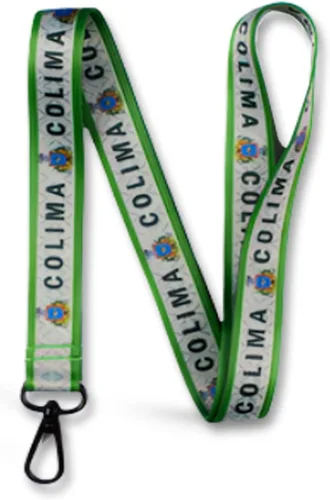 Llavero con cordón de los Estados de México, cordón de México, cordón de identificación de México para insignias de llaves Cordón Colima