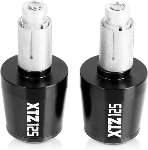 Miniatura 16 de Motocicleta para Y&AMAHA XTZ125 XTZ 125 2021 2022 2023 78 pulgadas 22MM Tapas de empuñadura antivibraciones Tapones de manillar de motocicleta Negro