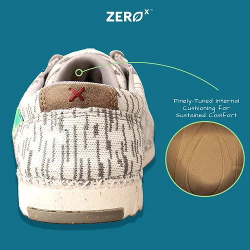 Miniatura 5 de Twisted X Tenis casuales Zero-X para niños, zapatos de lona sin cordones para niños y niños pequeños, Marrón, 0 Little Kid