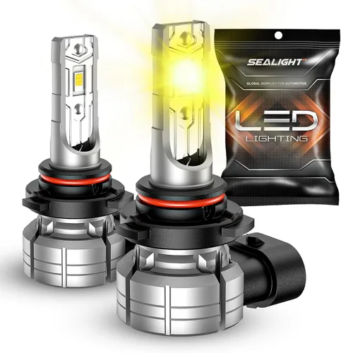 Miniatura 18 de SEALIGHT H16 H8 H11 Bombillas LED antiniebla, 18000LM 800% de brillo 6500K Blanco frío, Bombilla antiniebla con anillo ajustable de 360°, 60000