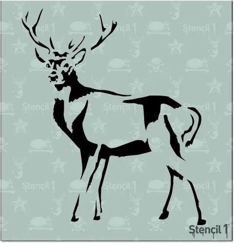 Miniatura 15 de Stencil1 Plantilla de ramas de acebo y hoja perenne – Plantilla de invierno reutilizable para manualidades, decoración de vacaciones, pintura sobre