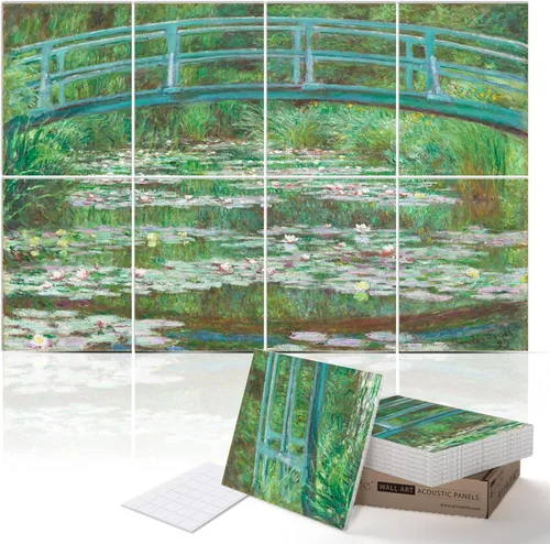 Miniatura 27 de PINWELIFE® Paneles acústicos para pared, paneles absorbentes a prueba de sonido, para el hogar y la oficina, amortiguadores decorativos absorbentes