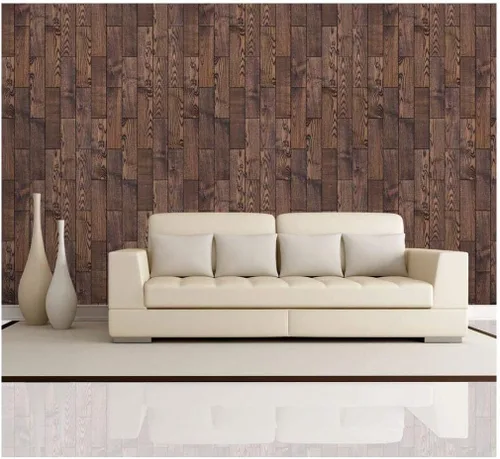 Miniatura 15 de wall26 - Patrón de paneles texturizados de madera vertical retro crema - Mural de pared, papel tapiz extraíble, decoración del hogar - 100x144 Crema