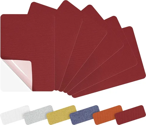 Miniatura 21 de Azobur Parches de reparación de chaquetas de plumón, impermeables, autoadhesivos, parches de tela de nailon para chaquetas hinchadas