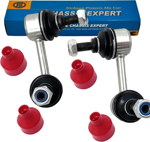 Miniatura 22 de K750523 Kit de enlace de extremo de barra estabilizadora de balancín delantera, 2 piezas, repuesto automotriz izquierdo derecho compatible