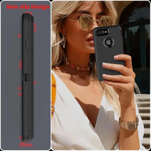 Miniatura 5 de Co-Goldguard Funda para iPhone 8 Plus Funda para iPhone 7 Plus con Protector de Pantalla [A Prueba de Golpes] [A Prueba de Caídas]