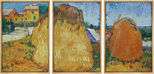 Miniatura 154 de Lienzo decorativo para pared - cuadro con estampado Giclée para decoración del hogar Noche estrellada sobre el Ródano