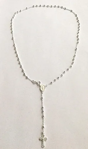 Miniatura 2 de Plata de ley 925 ROSARIO Italiano-20 Largo 3MM Rosario DE Plata ESTERLINA 925-20" Largo 3MM