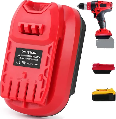 TPDL Adaptador para herramientas inalámbricas Craftsman V20, para DeWalt 20V para Milwaukee M18 batería de litio convertido a Craftsman nueva