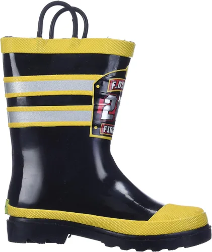 Miniatura 6 de Western Chief - Botas de lluvia impermeables impresas con asas fáciles de tirar, F.D.U.S.A, 1 M US Little Kid