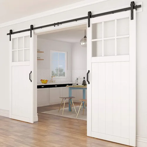 Miniatura 3 de National Hardware N700-112 Hardware de puerta corredera cierre suave, negro mate, 13-3/8