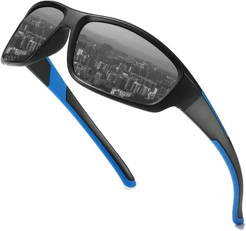Miniatura 7 de COTIA Gafas de sol polarizadas de lectura completa envolventes para hombres para lectura al aire libre, lectura de trabajo, juego de lectura, lentes