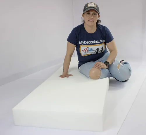 Miniatura 7 de Mybecca almohadón de tapicería para repuesto de asiento estándar de espuma de densidad alta y media Densidad media