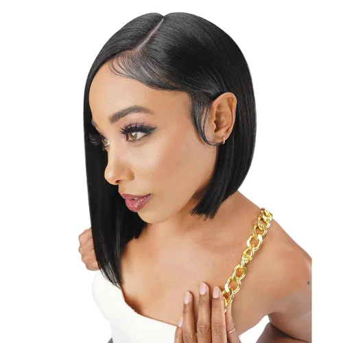Miniatura 3 de Zury Sis Chunky Pelo Sintético Hd Encaje Frontal Peluca - Eshe (1)