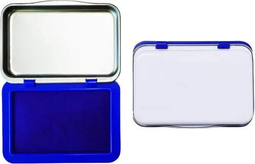 Miniatura 7 de 2 almohadillas de tinta para sello de fecha de huevo, 2.95 x 2.16 pulgadas, para huevos frescos (azul)