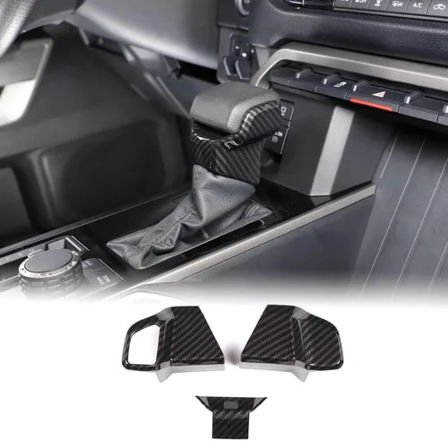 Miniatura 14 de Aunginsy Cubierta de freno de mano para palanca de cambios de automóvil, compatible con Toyota Tundra 2022+, Sequoia 2023+ y Tacoma 2024+, perilla