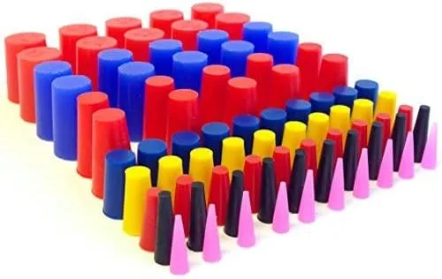 Kit de enchufe cónico de goma de silicona de alta temperatura de 1/16" a 3/4" - Suministros de pintura personalizados con recubrimiento en polvo