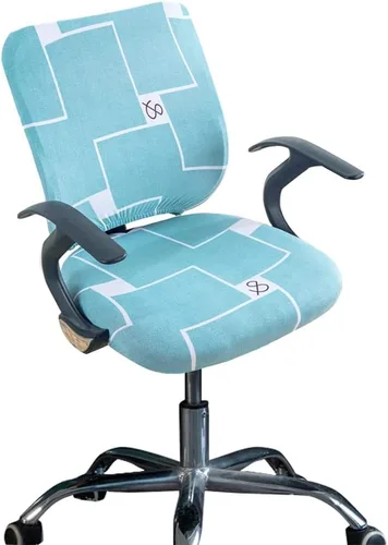 Miniatura 28 de Melaluxe Funda para silla de oficina de computadora, funda universal protectora y elástica para silla giratoria elástica Totam
